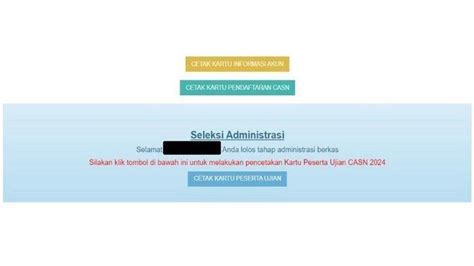 Cara Cetak Kartu Ujian Skd Cpns Sudah Bisa Dicetak Mulai Rabu