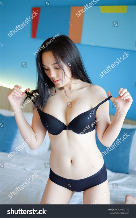 Portrait Charming Sexy Woman Lingerie Lying Stock Photo Shutterstock