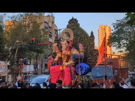 Live Charkop Cha Raja Aagman Maghi Ganpati Mumbai