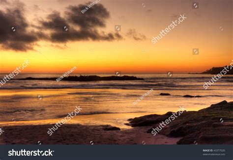 Carmel Beach Sunset Stock Photo 43377520 : Shutterstock