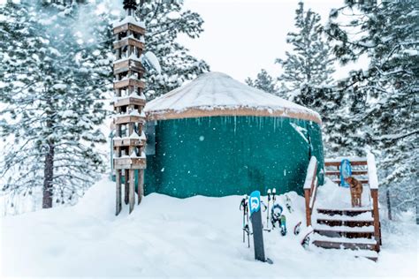A Backcountry Yurt Winter Adventure in Idaho City | Winter in Idaho