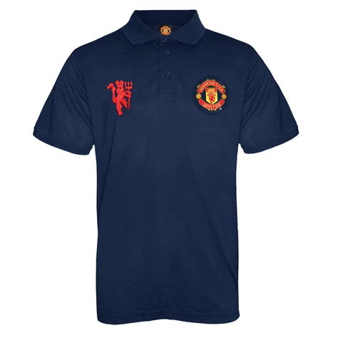 Manchester United FC Official Football Gift Mens Crest Polo Shirt EBay