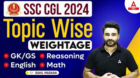 SSC CGL 2024 SSC CGL GK GS English Reasoning And Math Topic Wise