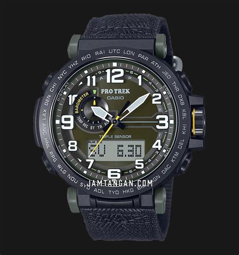 Casio Pro Trek Prg Yb Dr Solar Powered Army Green Digital Analog