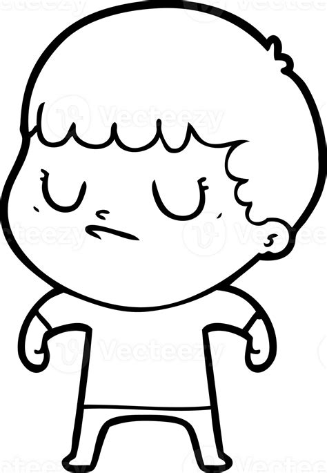Cartoon Grumpy Boy 45099576 Png