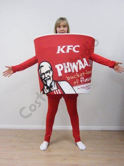 Kfc Bucket Of Chicken And Krusher Cup Costume