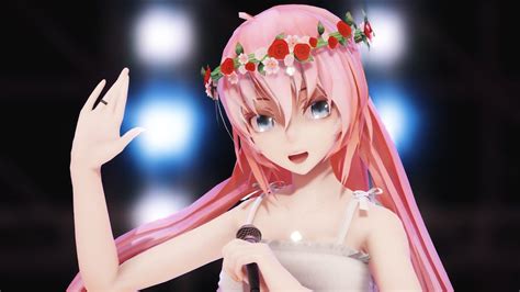 【mmd】 Just Be Friends 【tda Luka Chiffon Dress】 Youtube