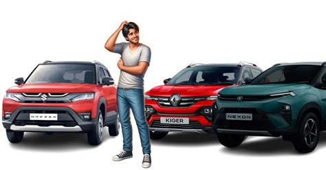 Maruti Suzuki Brezza Vs Tata Nexon Vs Renault Kiger Best Variants