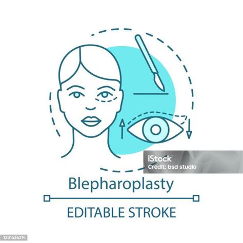 안검성형술 컨셉 아이콘 건강관리와 의술에 대한 스톡 벡터 아트 및 기타 이미지 건강관리와 의술 시력 검안 Istock