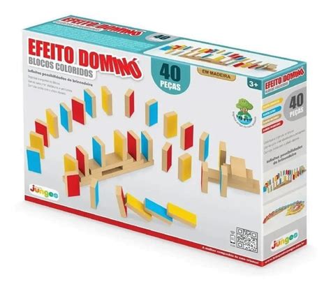 Jogo Efeito Domin Brinquedo Educativo Infantil P S Junges