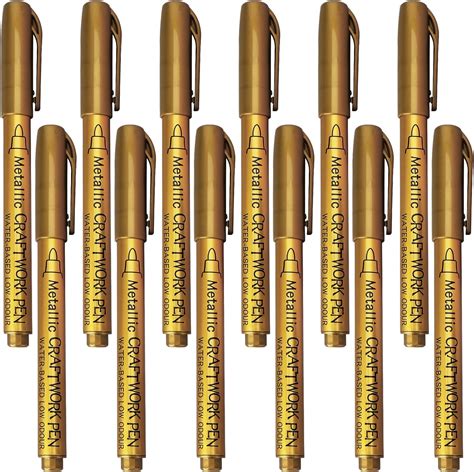 Amazon Pcs Metallic Craftwork Pen Metallic Marker Pens For Art