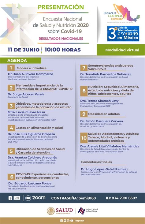 Insp M Xico On Twitter Presentaci N De La Encuesta Nacional De Salud