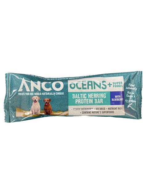 Herring With Blueberry Protein Bar 25g Go Raw Dog Food