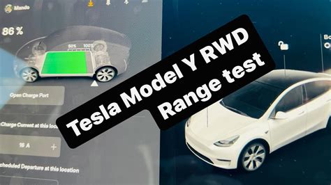 2023 Tesla Model Y RWD Range Test YouTube