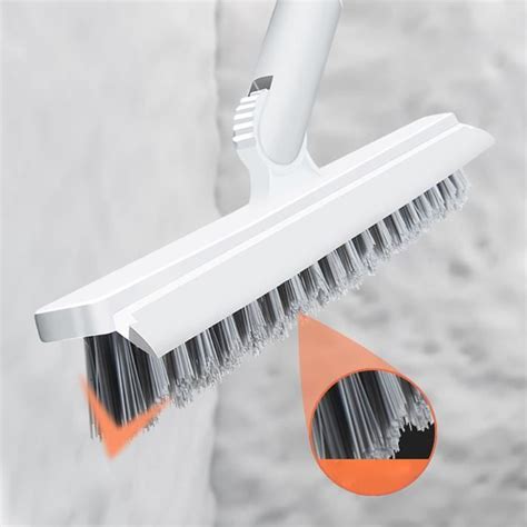 Mxzzand brosse à récurer les joints avec long manche Brosse à récurer 2