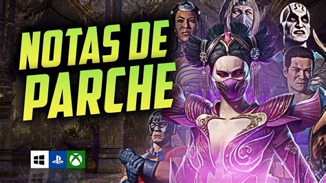 Qué trae el NUEVO PARCHE Mortal Kombat 1 YouTube