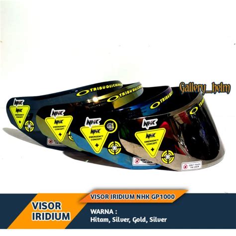 Jual KACA VISOR FLAT IRIDIUM NHK GP1000 KACA HELM HELM GP1000 Free