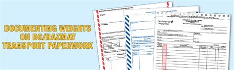 How To Document Weights On Dg Hazmat Transport Paperwork Help Center