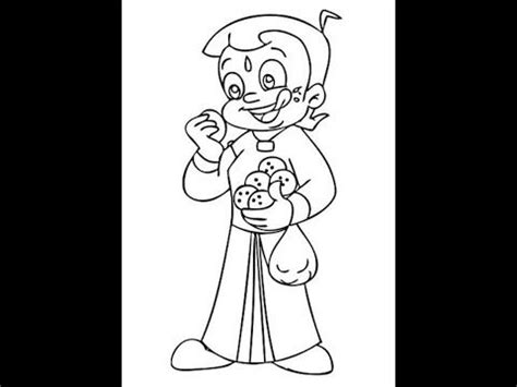 How To Make Chhota Bheem Drawing Step By Step Easydrawing