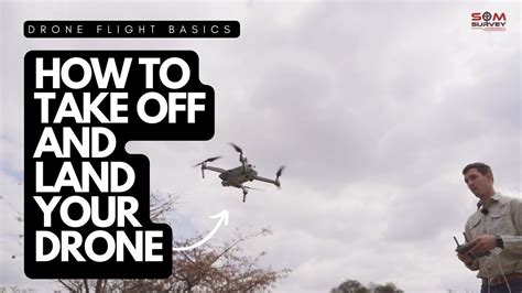 How To Take Off And Land Your Drone Drone Flight Basics Youtube