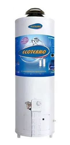 Termotanque Ecotermo Alta Potencia Litros Gas Natural Color Blanco