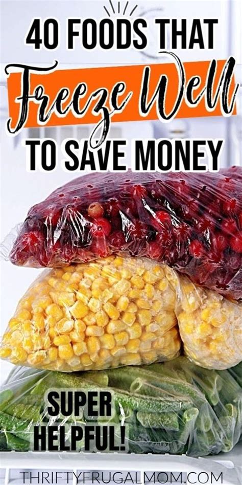 Foods To Freeze To Save Time And Money Frozen Meals Best Freeze