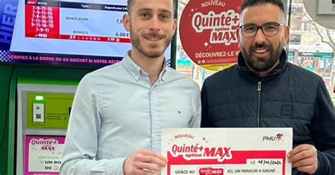 Loire PMU le premier gros gagnant de lannée a joué à Saint Chamond