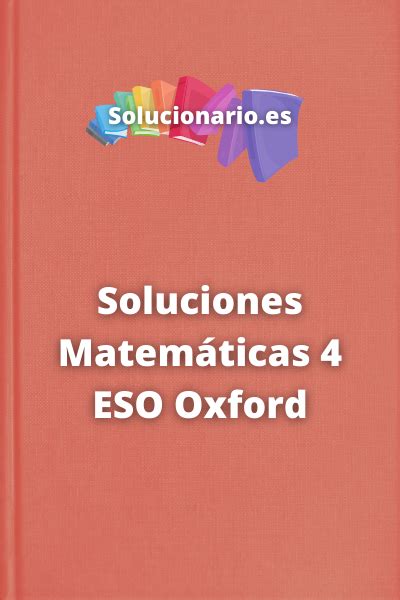 Soluciones Matem Ticas Eso Oxford Pdf