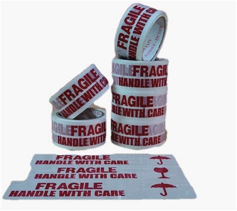 Backing Material Packing Material Fragile Handle With Care Printed