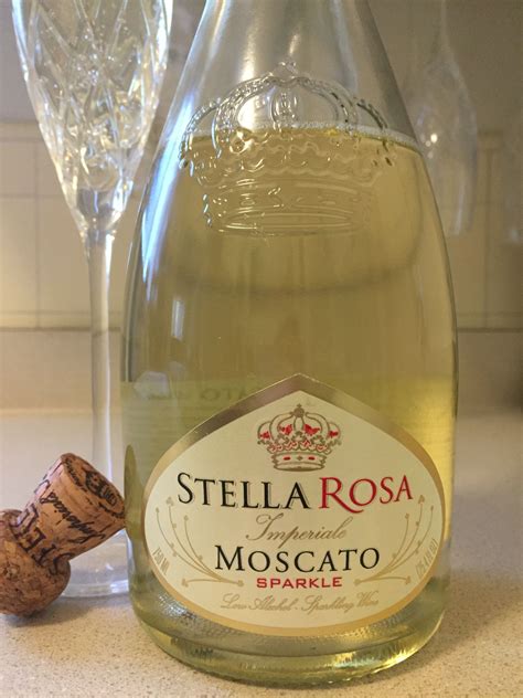 Stella Rosa Imperiale Moscato Sparkle Wine Bottle Stella Rosa