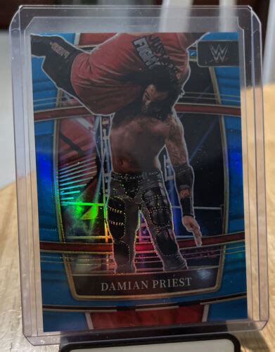 2022 Panini Select WWE Concourse Light Blue Prizm 75 Damian Priest