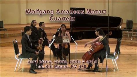 Allegro W A Mozart Cuarteto Para Piano Violin Viola Y Cello Kv