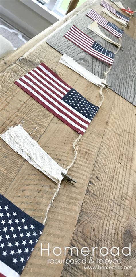 Easy To Make American Flag Garland