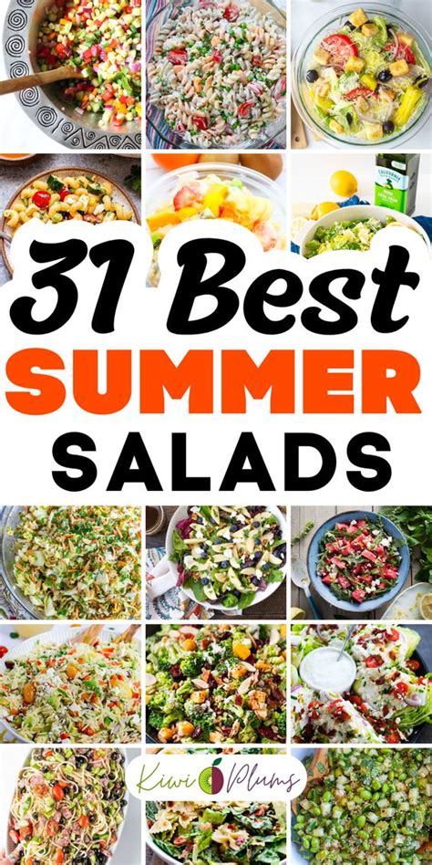 31 Best Summer Salads - Kiwi & Plums