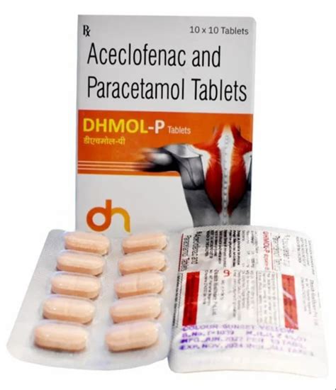 Aceclofenac Paracetamol Tablets Strength Mg At Rs Box In Gauri