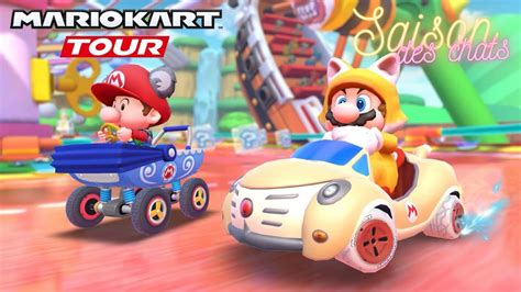 Mario Kart Tour Fr Saison Des Chats Présentation Tuyaux Luigi