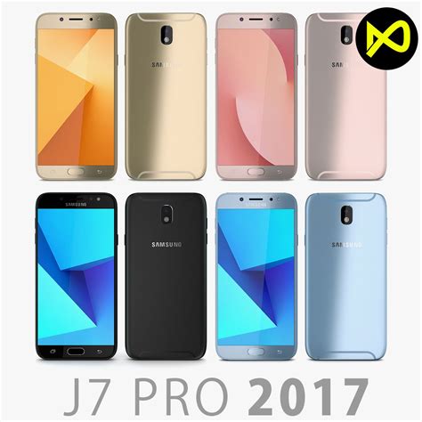 Samsung Galaxy J7 Pro 2017 All Colors 3d Model 40 Unknown 3ds C4d