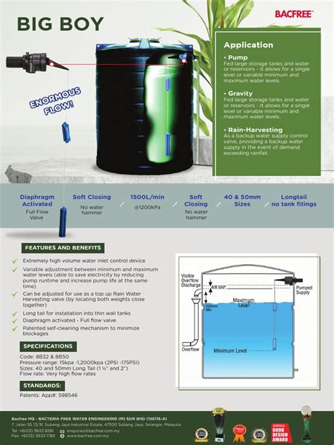 Bacfree Top Up Valve Bigboy Pdf Pump Valve