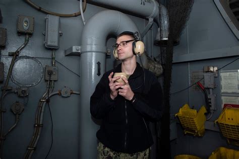 DVIDS Images U S Sailor Uses Sound Powered Phone Image 7 Of 8