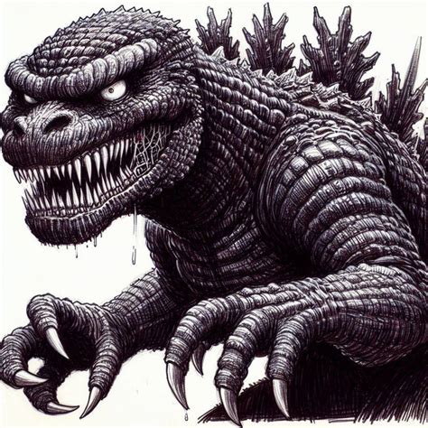 Scary Godzilla By Prehistoricpark96 On Deviantart