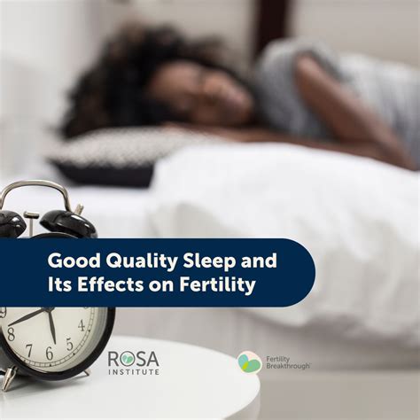 Good Quality Sleep And Its Effects On Fertility Fertility Breakthrough