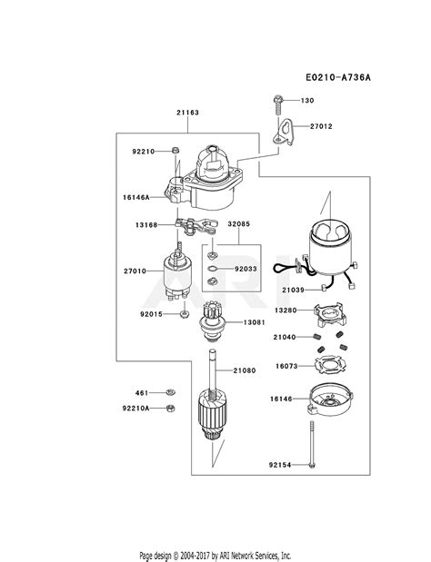 Kawasaki Fs541v As30 4 Stroke Engine Fs541v Parts Diagram For Starter