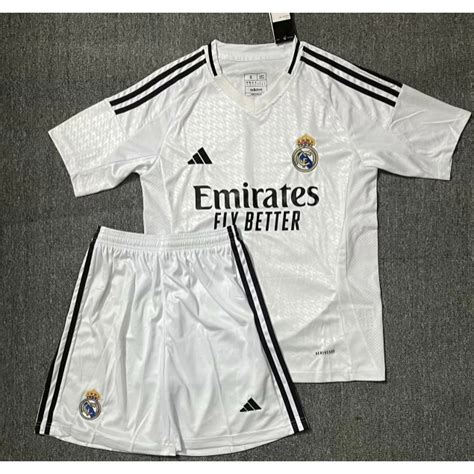 2425 Real Madrid Home Adult Set High Quality Football Shirt Aaa