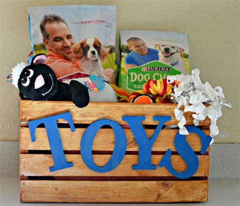 DIY Toy Bin For Your Dog - My Latina Table