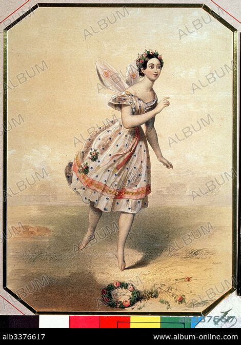 Anonymous Dancer Maria Taglioni In The Ballet Sylphides By