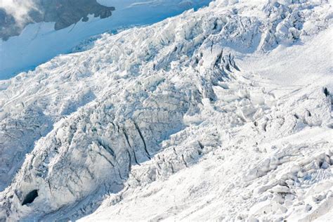 Glacier Cracks Stock Photo Image Of Park Effect Green