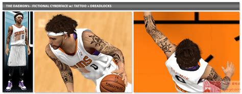 Fictional CF w Tattoo 11 NBA2K14 3款MC专用虚构面补 EYEUC社区