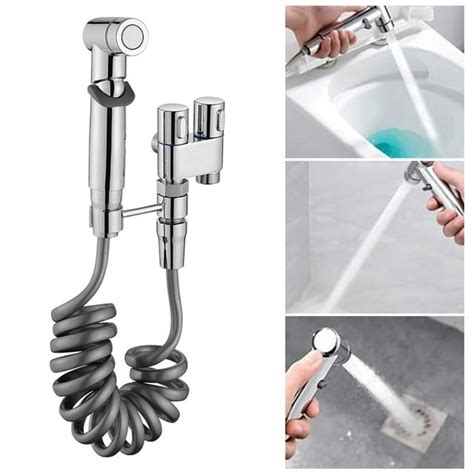 Flash Deal! Bathroom Fresh Wall Mounted Faucet Spray Set Langgi Toilet ...