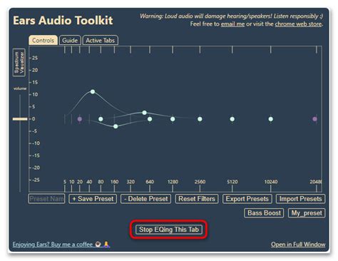 Ears Audio Toolkit для Яндекс Браузера
