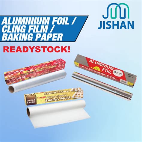 5m10m Aluminum Foil Cling Film Baking Paper Household Cooking